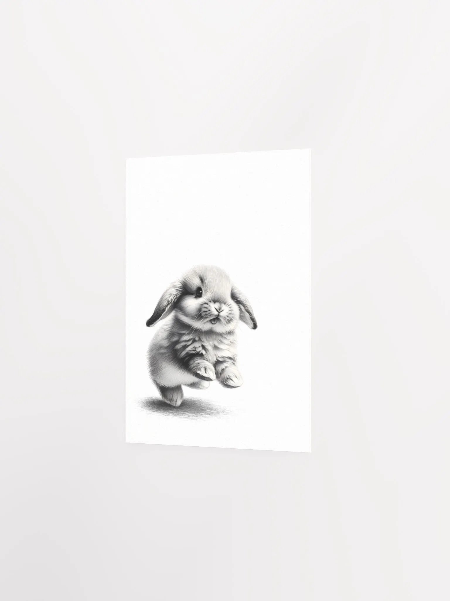 Woodland Lop Eared Bunny Print A203 product image (3)