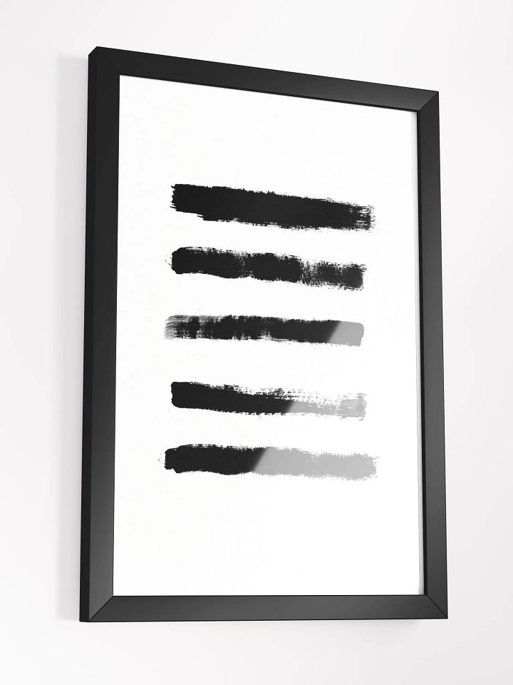 Ethereal Brushstrokes Framed Poster – Abstract Minimalist Wall Art | Elegant Pastel Design | Premium Framed Décor for Modern Interiors product image (1)