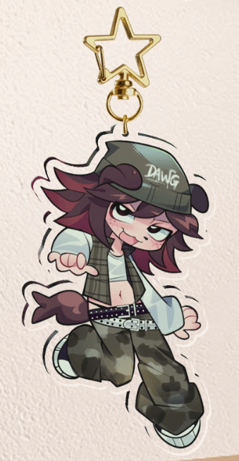 Skater Velvet Keychain product image (1)