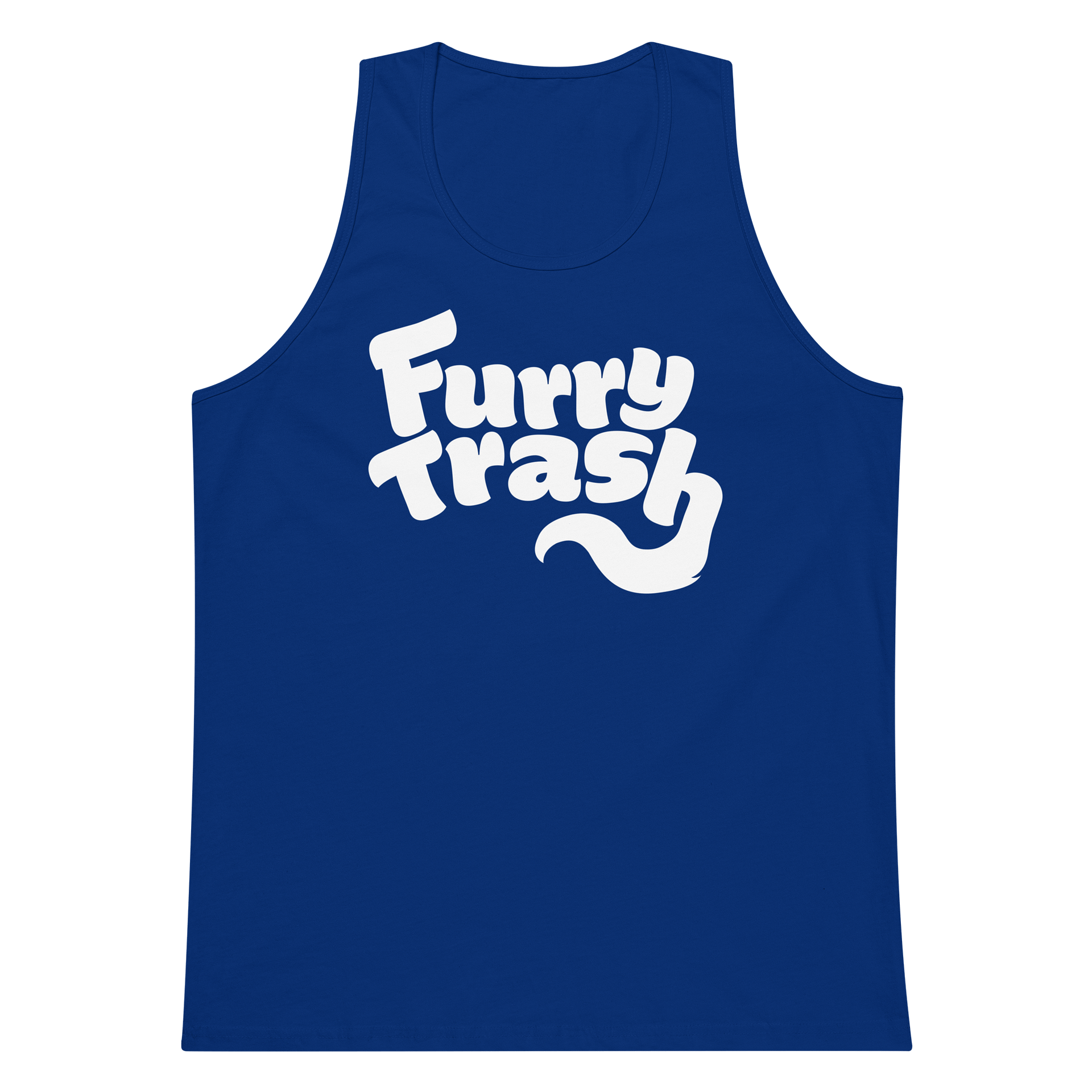 Furry Trash Tank – Bubble Logo (White Print) product image (47)