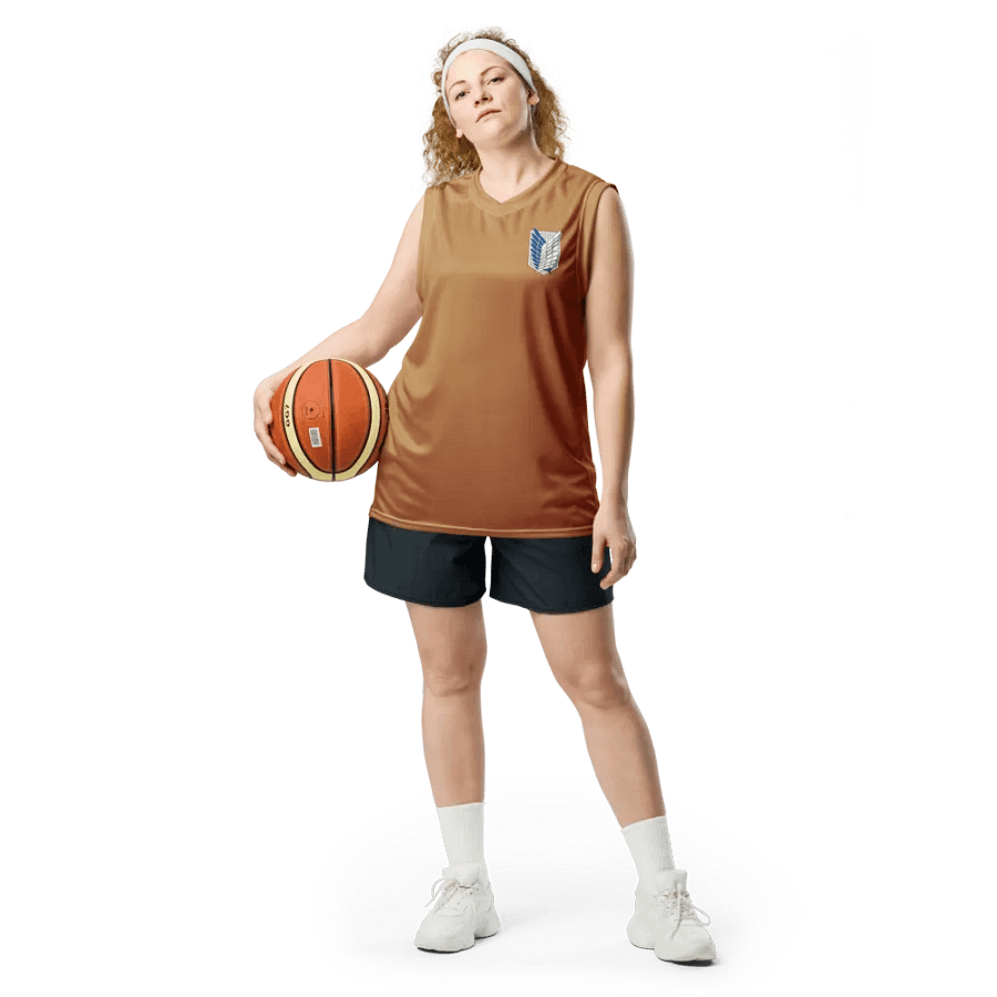 Attack on Titan Scout Regiment Logo Basketball Jersey product image (4)