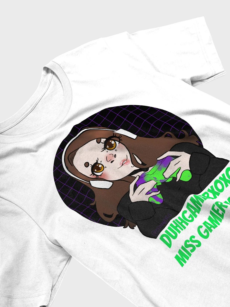 DuhhGamerXOXO/Miss Gamer Ma'am T-Shirt - Green Text product image (3)
