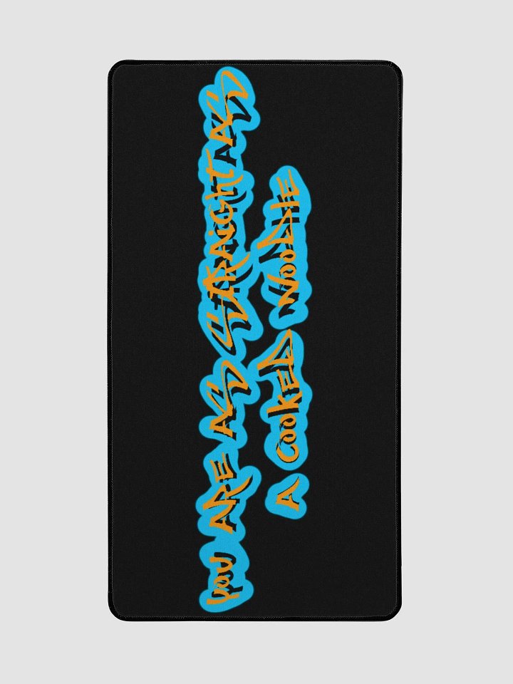 Straight as a Cooked Noodle Desk Mat product image (1)