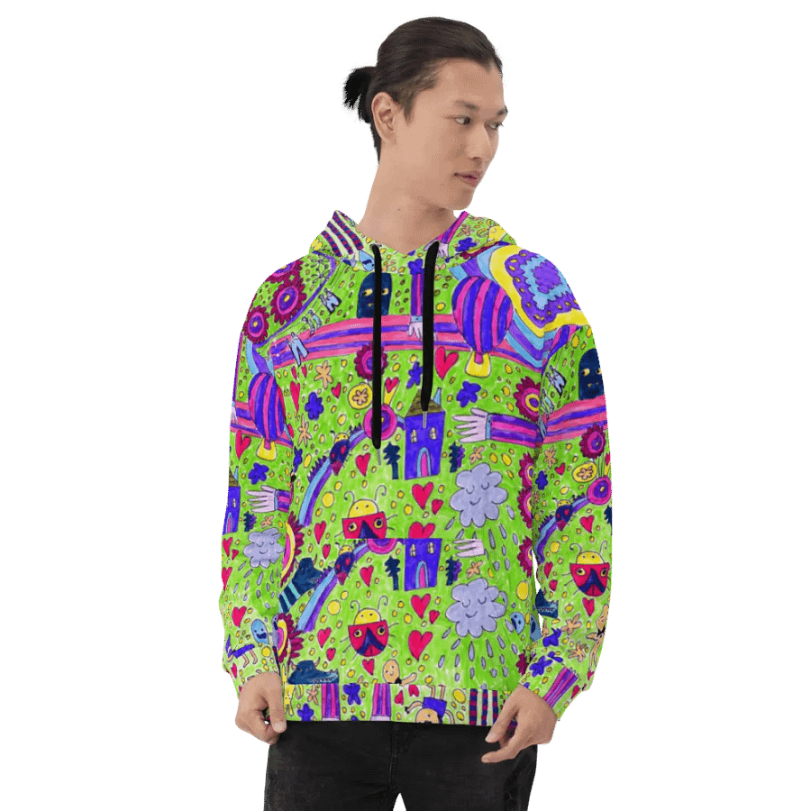 Abstract Doodle Life Unisex Hoodie product image (9)