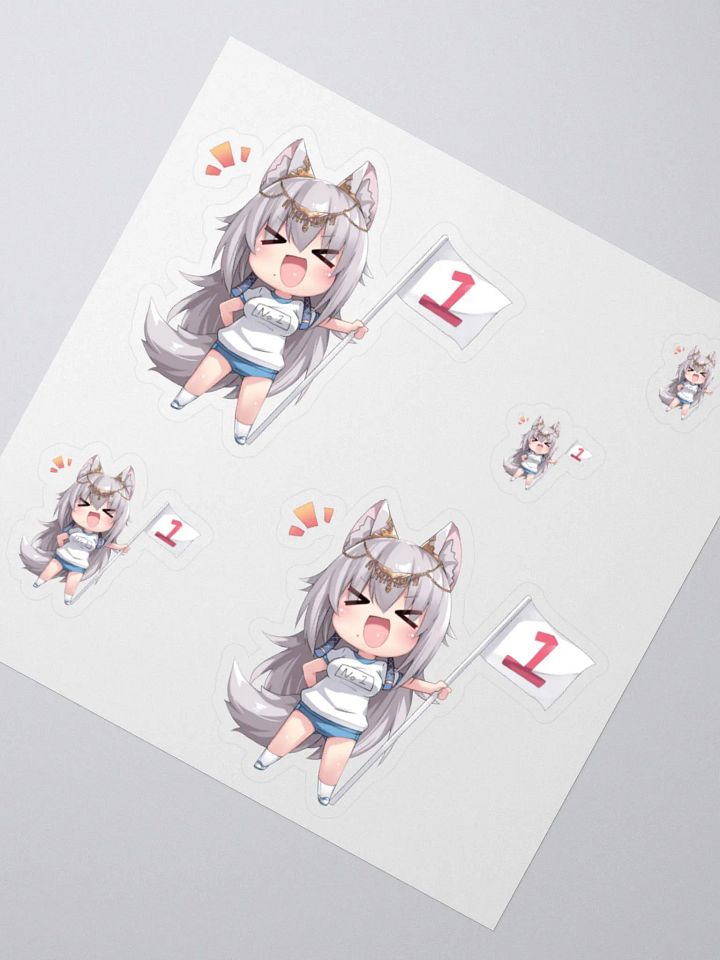 Number 1 Paws Chibi Sticker Set product image (2)