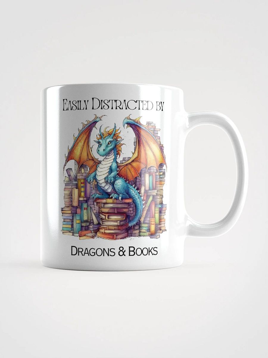 Dragon and Book Lover Mug product image (1)