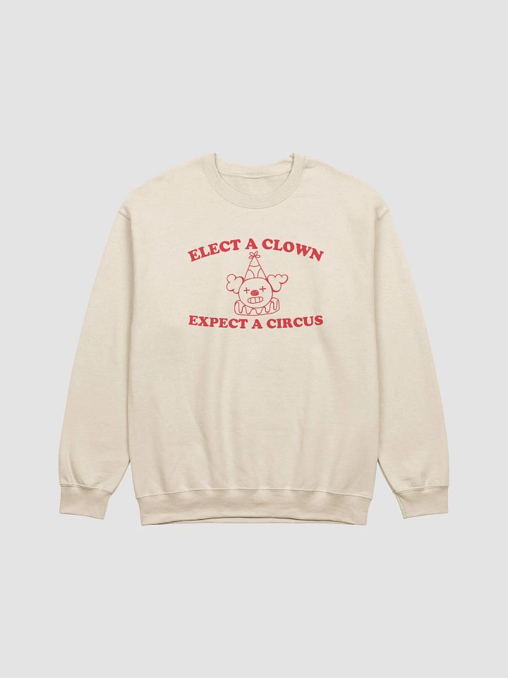 Elect a clown expect a circus Crewneck product image (3)