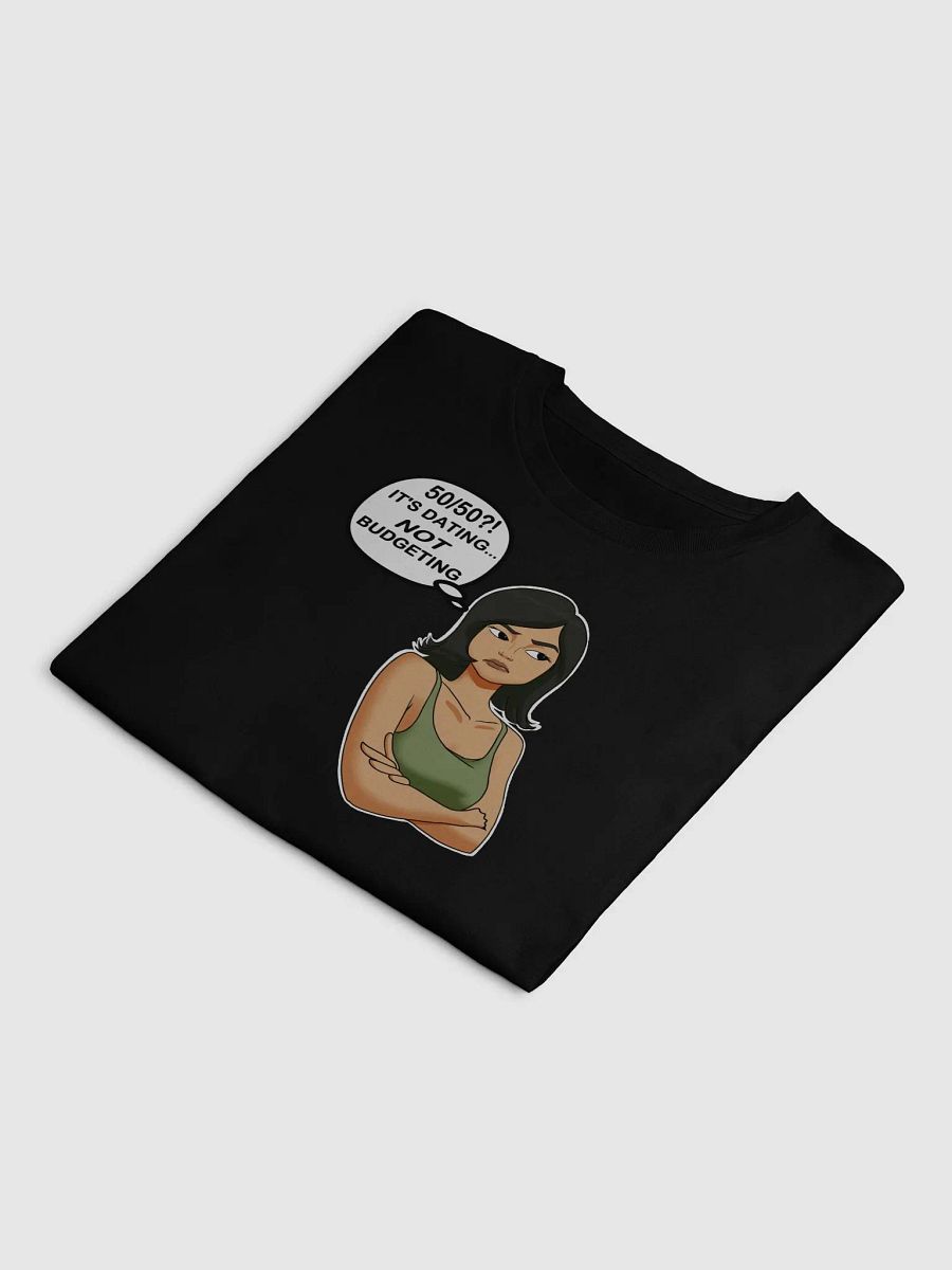 50/50?! Dating... NOT Budgeting! - premium CROP t-shirt product image (8)
