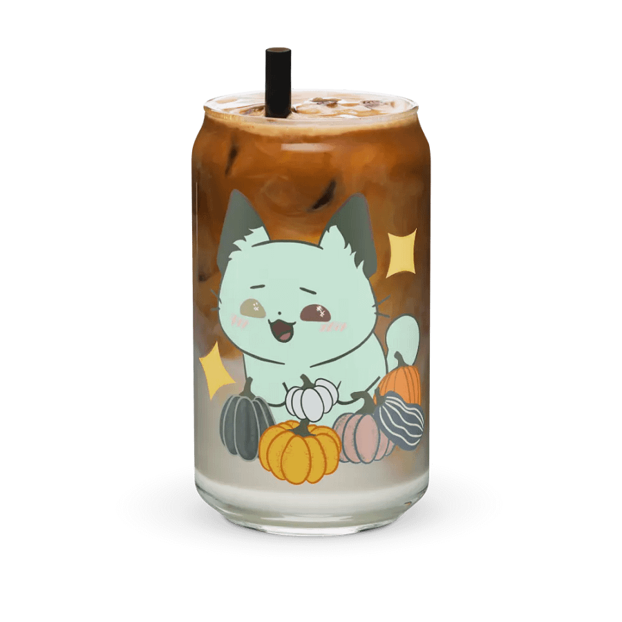 Spoopy Time Pumpkins Can-Shaped Glass product image (6)