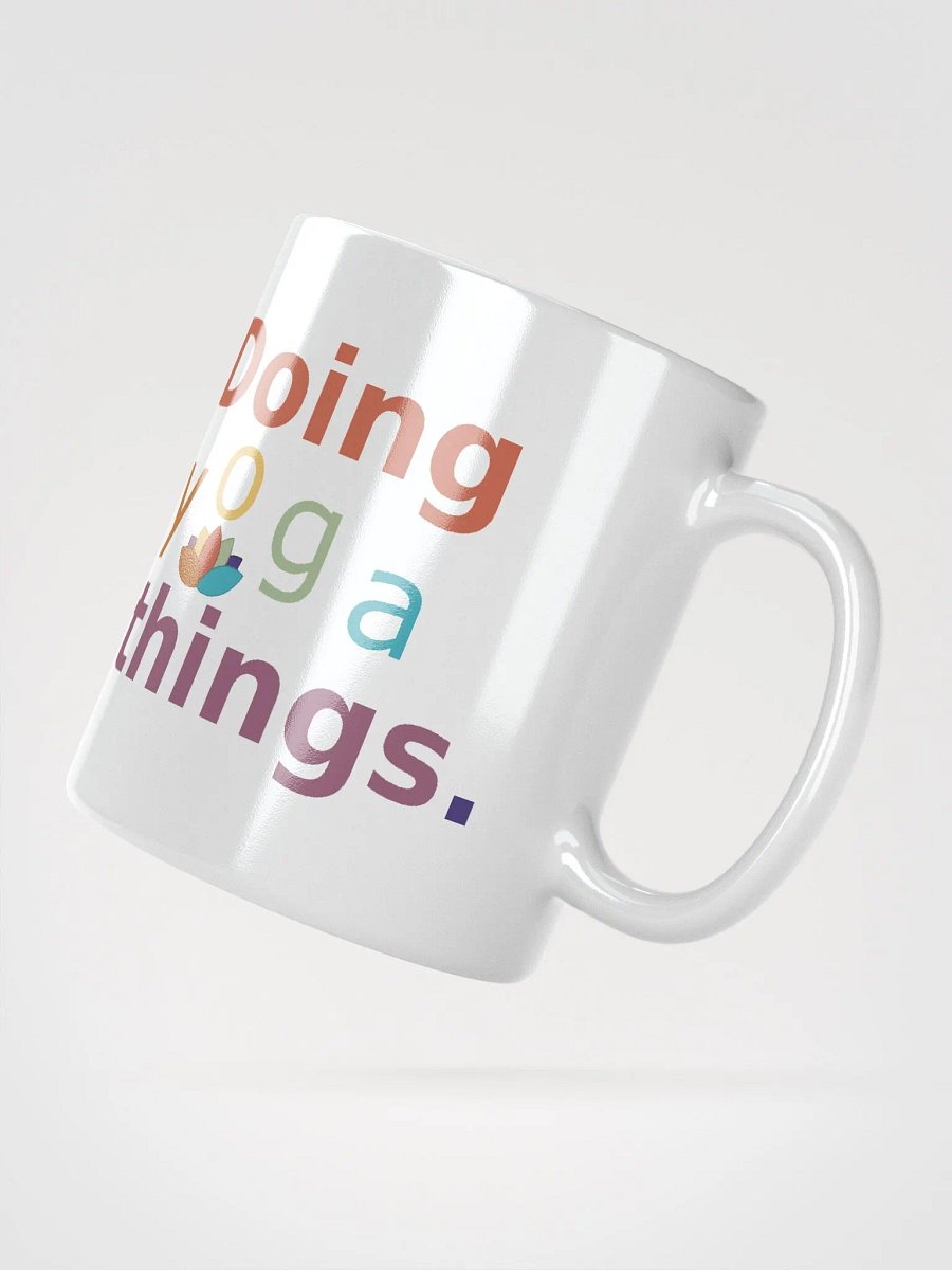 Doing Yoga Things Ceramic Mug product image (4)