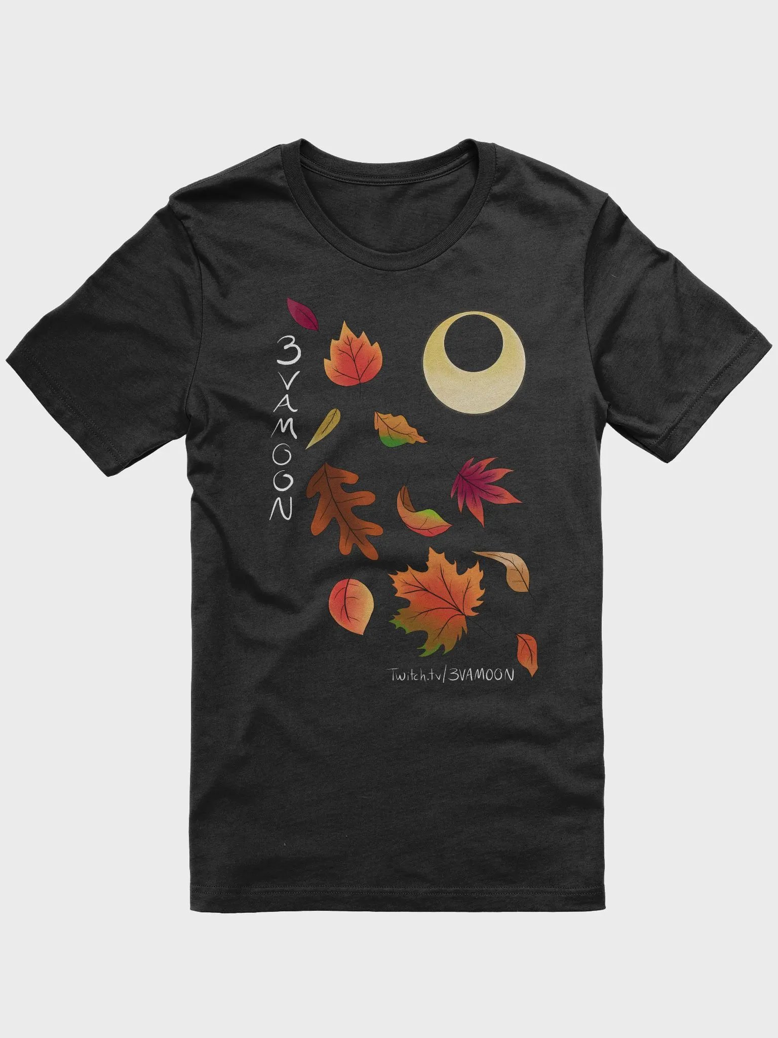 Autumn Leaves Moon Unisex T-shirt product image (3)