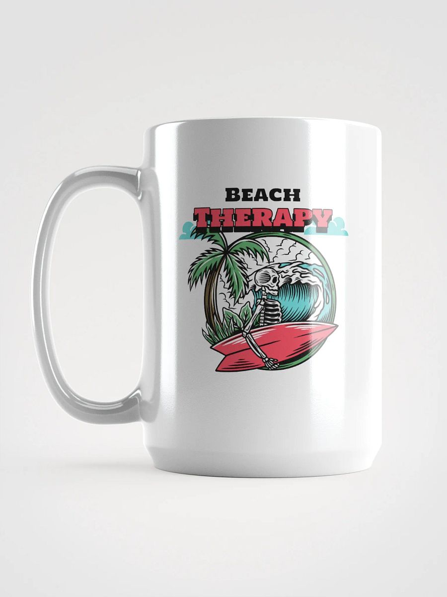 Beach Therapy – Skeleton Surf Mug product image (1)