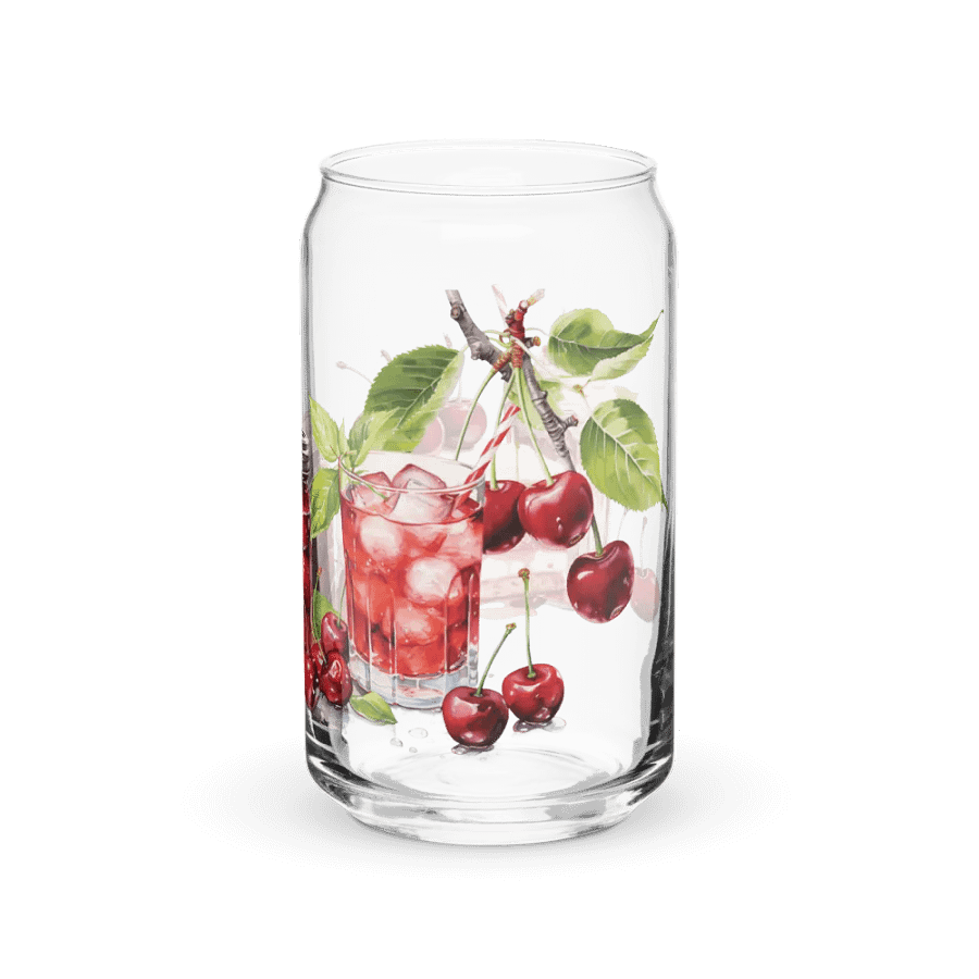 Cherry Bliss Can-Shaped Glass product image (3)