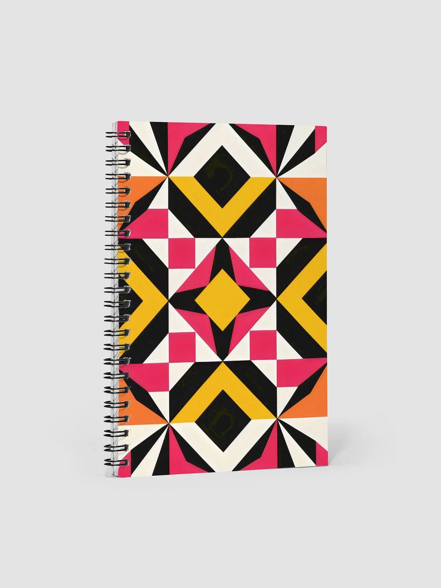Geometric Harmony Spiral Notebook product image (1)