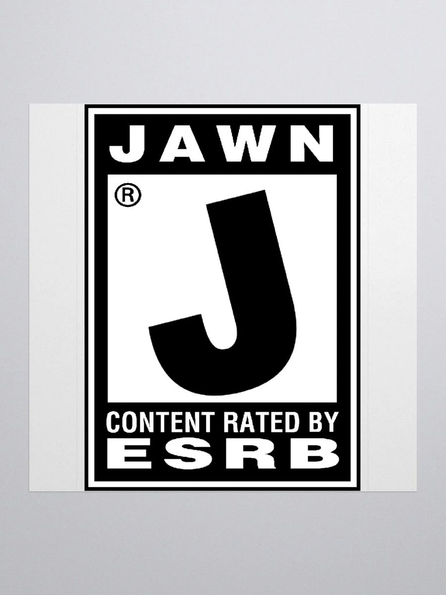 J for Jawn sticker product image (1)