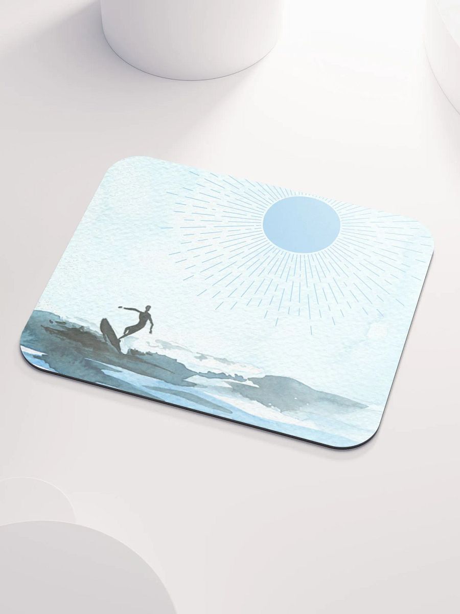 Tranquil Surfing Seascape Mouse Pad product image (3)