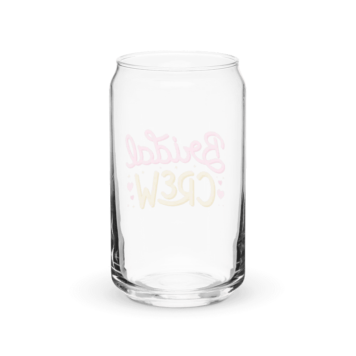 Bridal Crew Can-Shaped Glass product image (6)