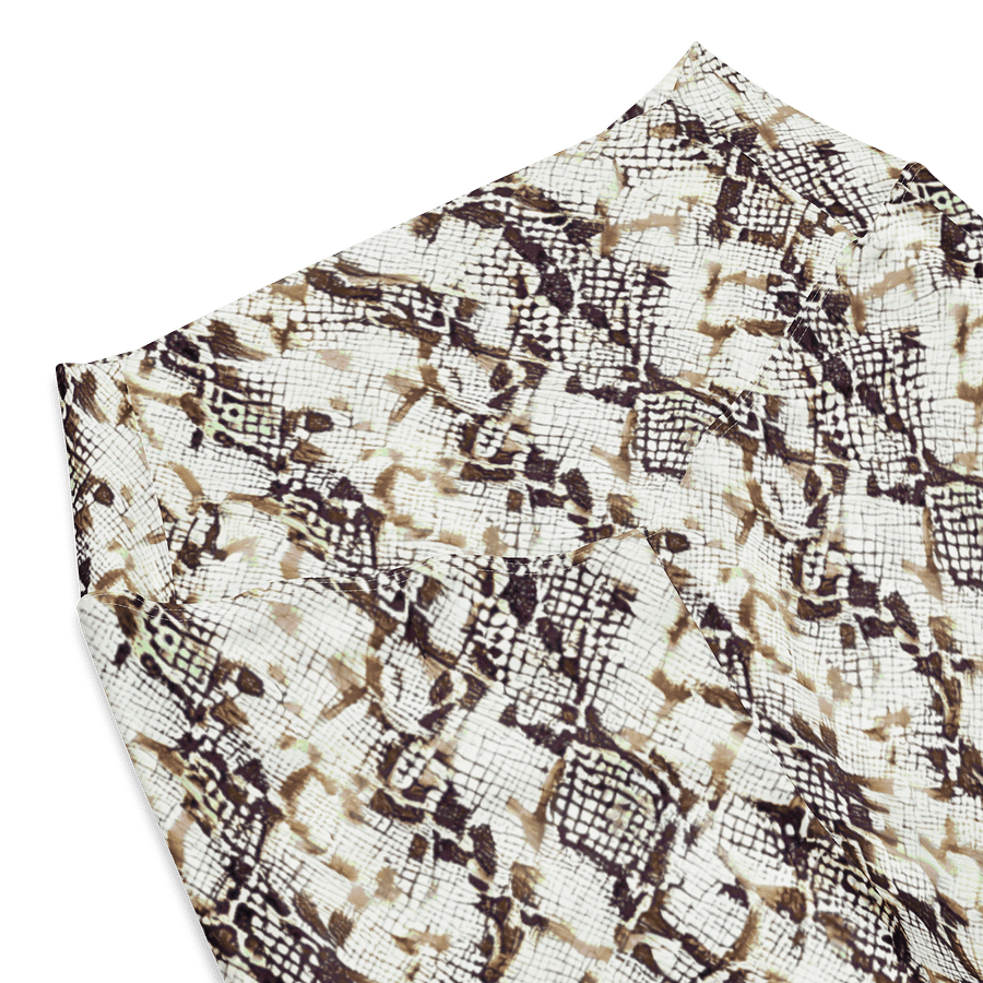 Beige Snake Skin Flare Leggings product image (8)