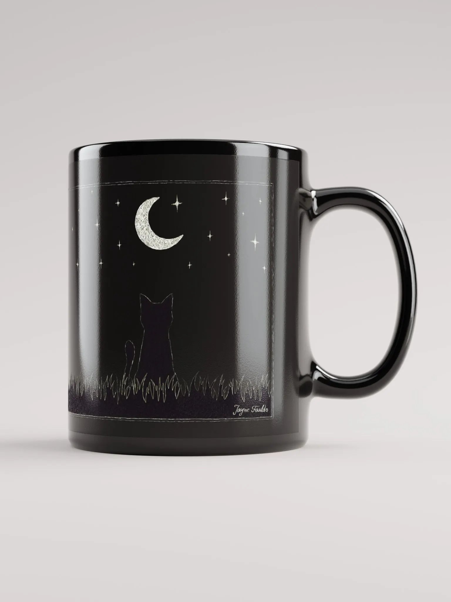 Stargazing Black Mug product image (1)