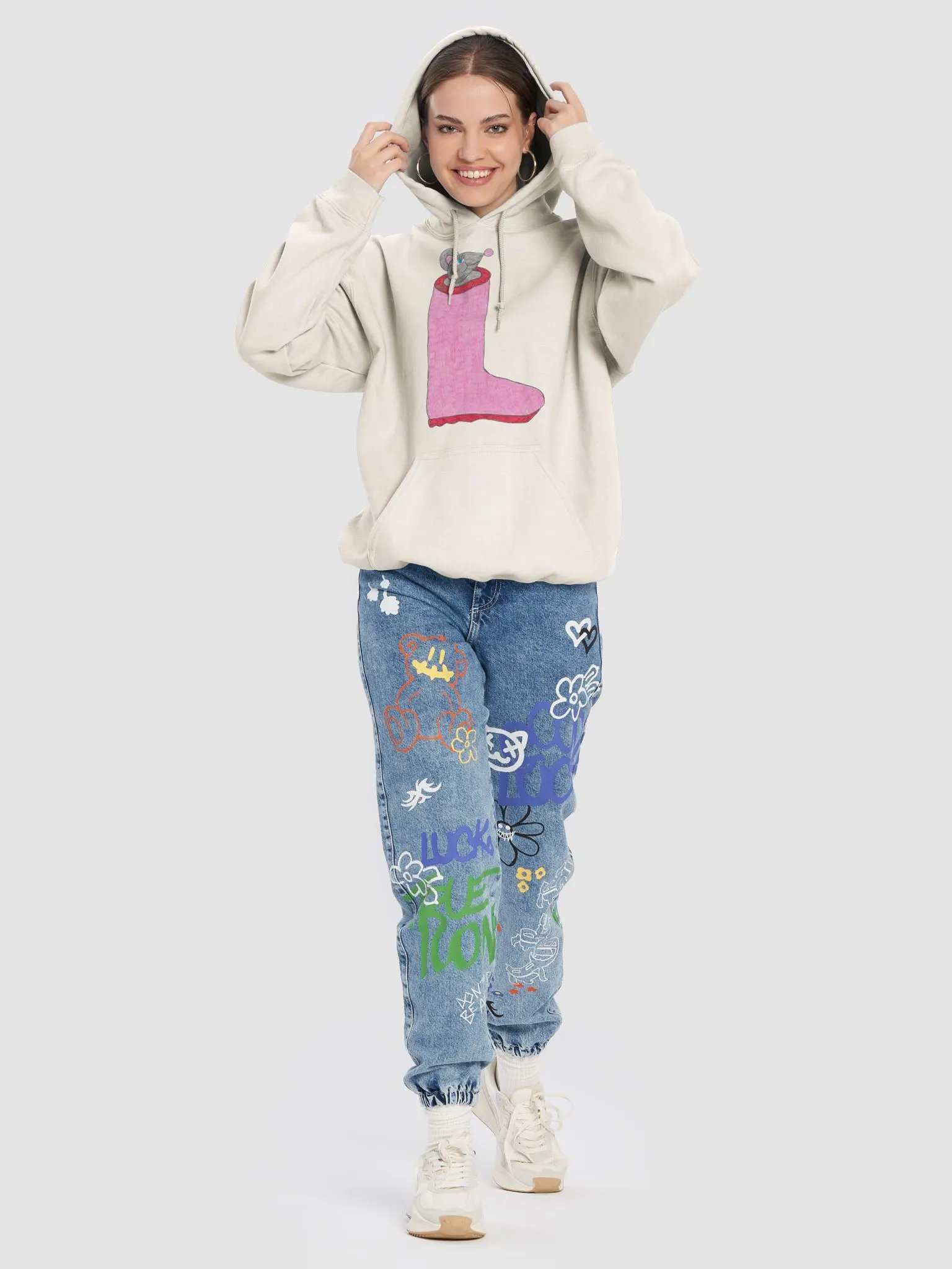 Rain boot mouse hoodie product image (35)