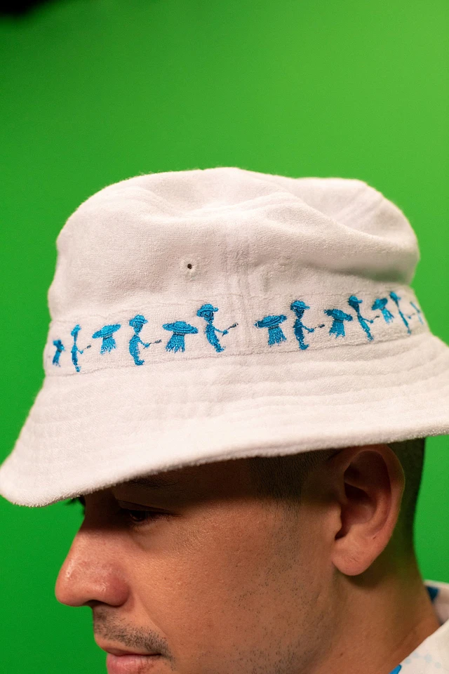 TMG French Terry White Bucket Hat product image (2)