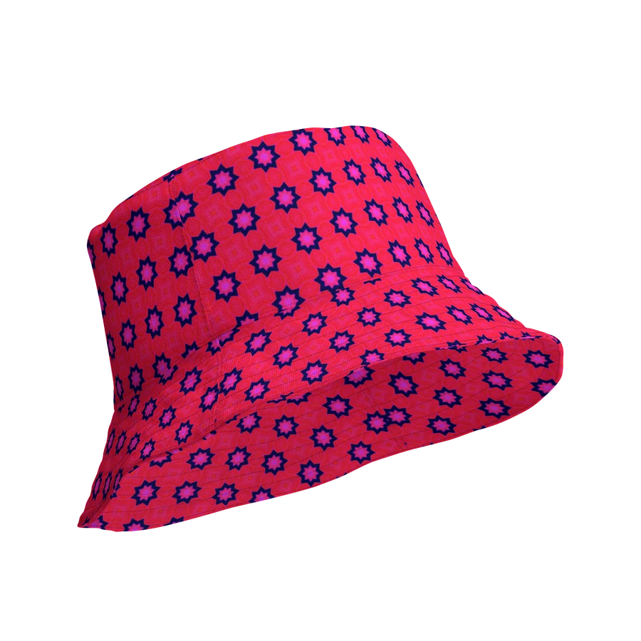 Abstract Red Unisex Bucket Hat product image (11)
