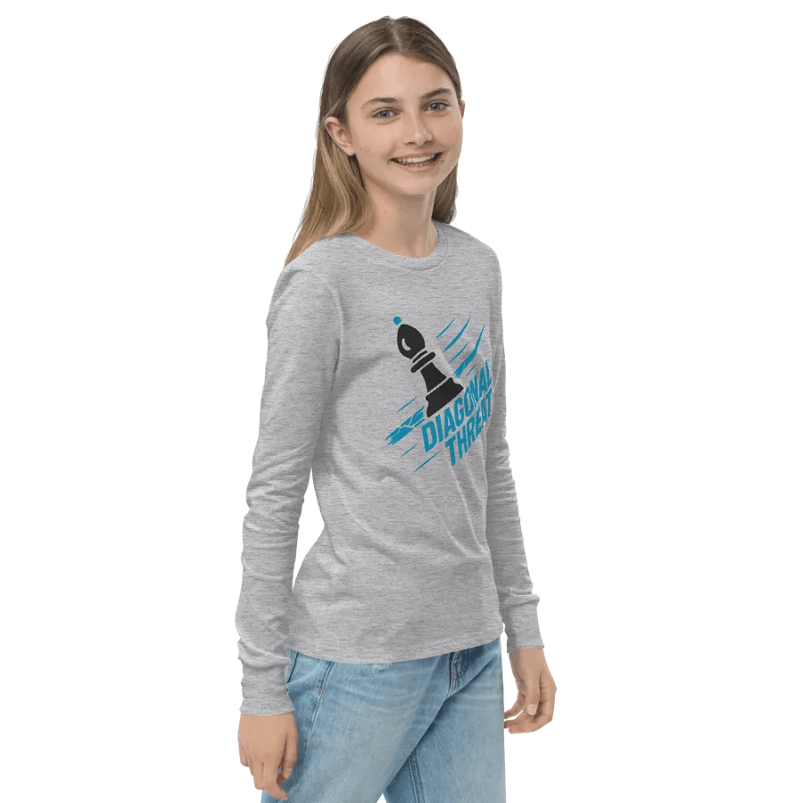 Diagonal Threat - Youth Long Sleeve T-Shirt product image (5)