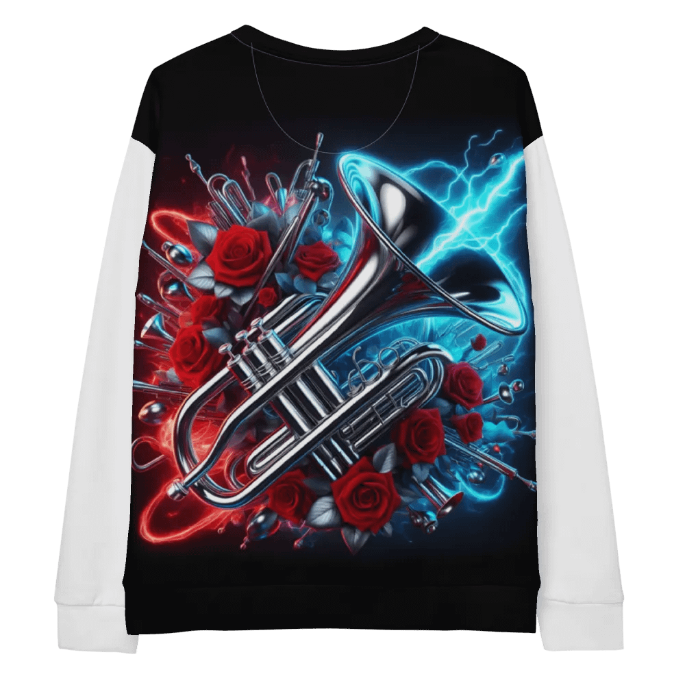 Silver Trumpet and Roses - Unisex Sweatshirt #37 product image (11)