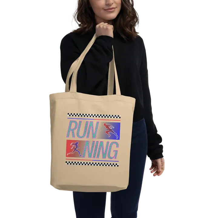 Running Stripes with Style Eco Tote Bag product image (2)