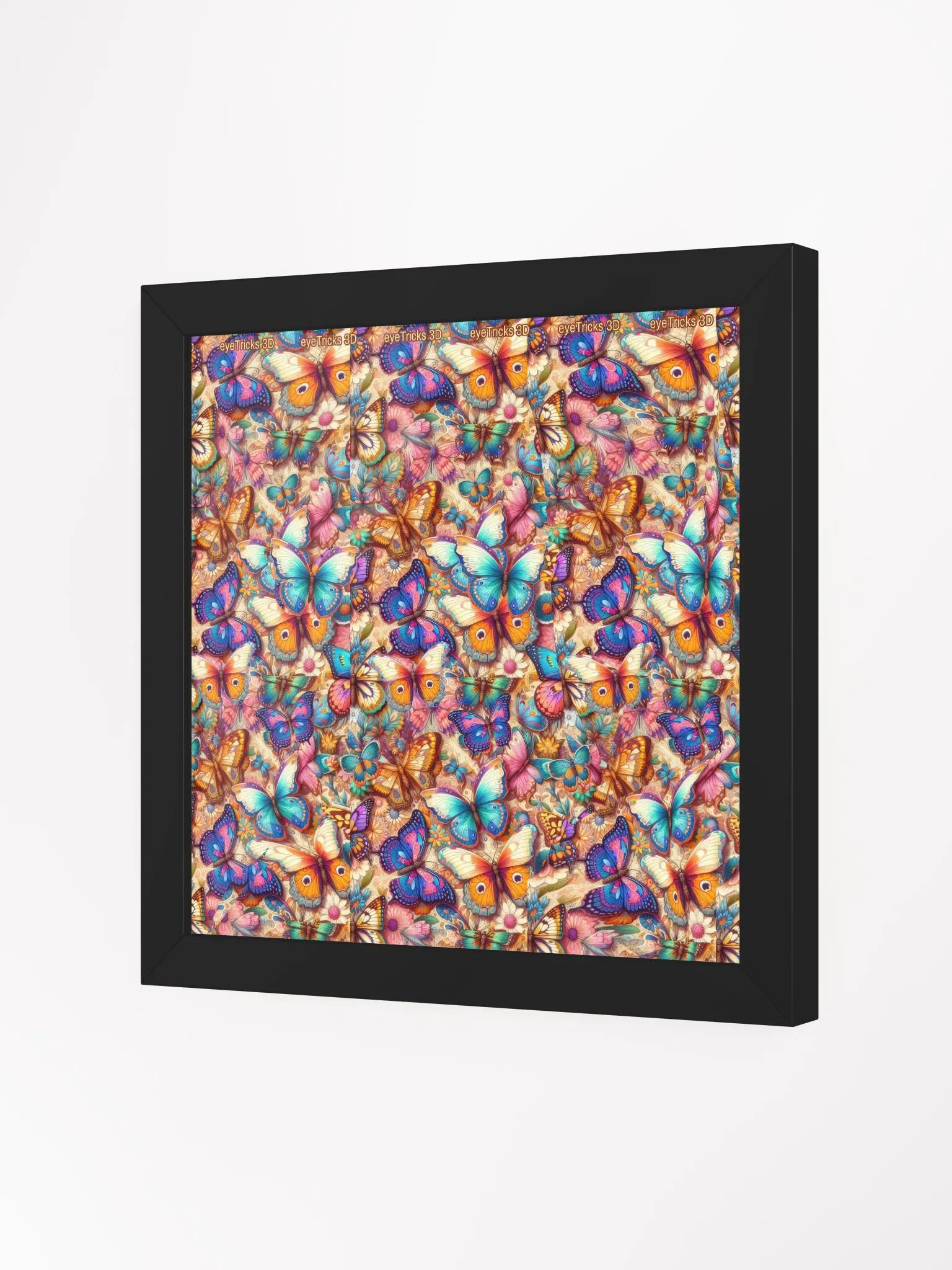 Butterfly Tunnel - Framed 3D Stereogram Poster product image (6)