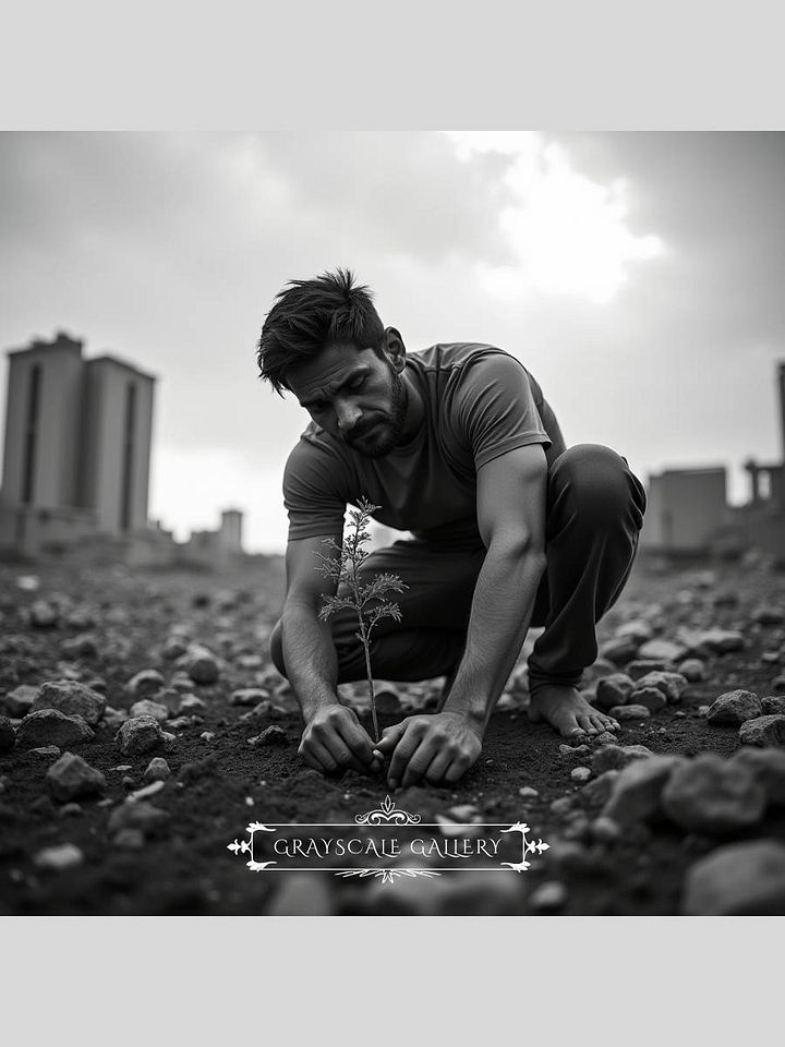 Planting Peace in the Rubble - 12x12 product image (1)
