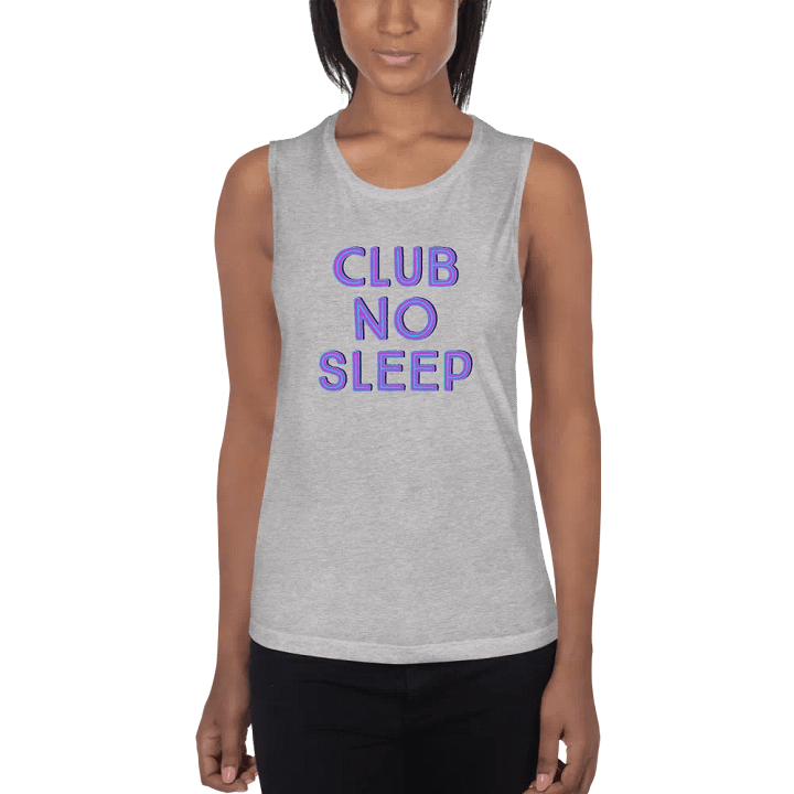 Club No Sleep - Flowy Muscle Tank product image (2)