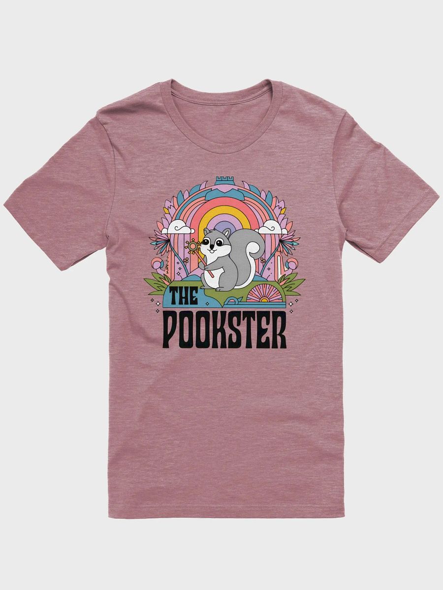 Supersoft and flattering lightweight tee: Retro Pookster Rainbow 80s product image (1)