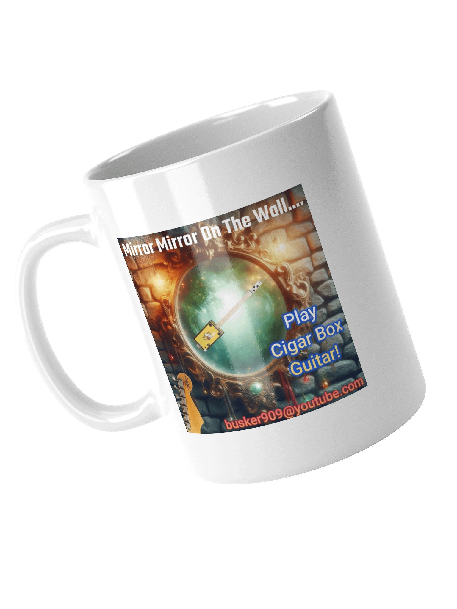 Mirror Mirror Mug: Cigar Box Guitar Edition product image (4)