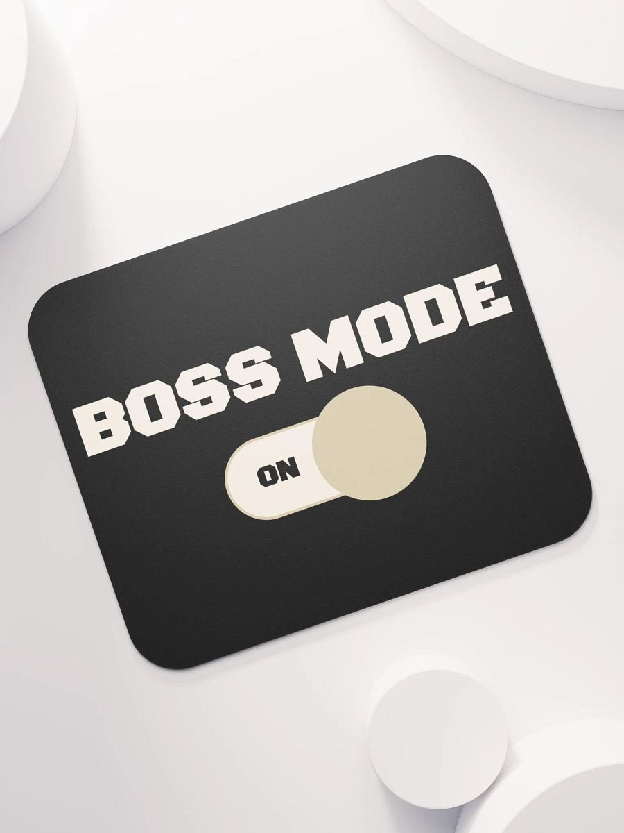 Boss Mode Mouse Pad - Black product image (7)