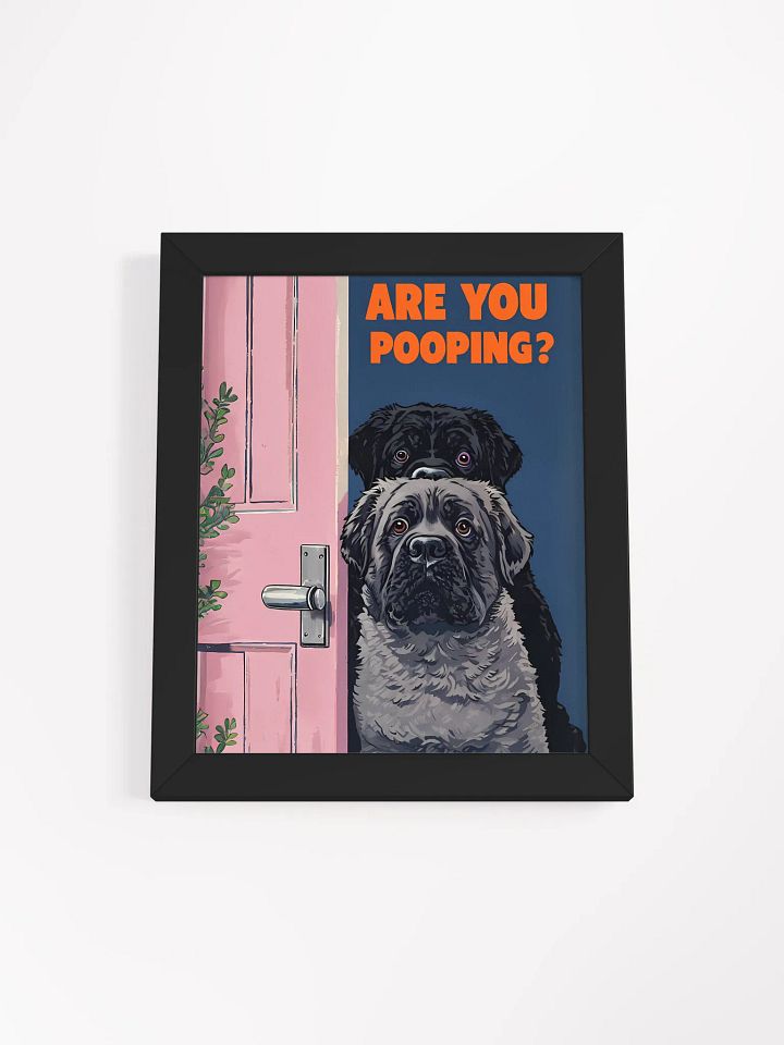 Peekaboo Pooches Framed Poster product image (2)