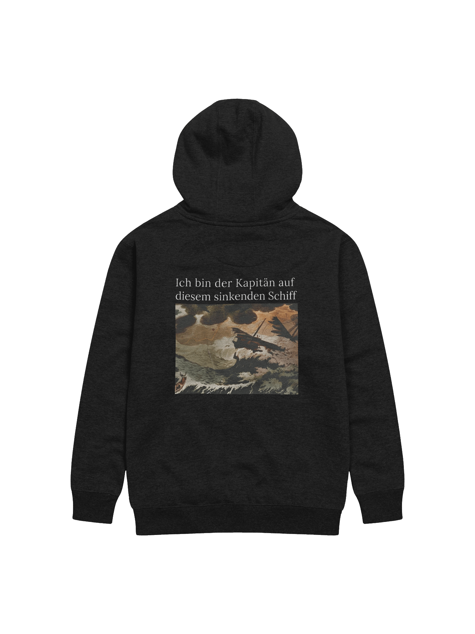 Ich bin der Kapitän Premium-Hoodie product image (1)