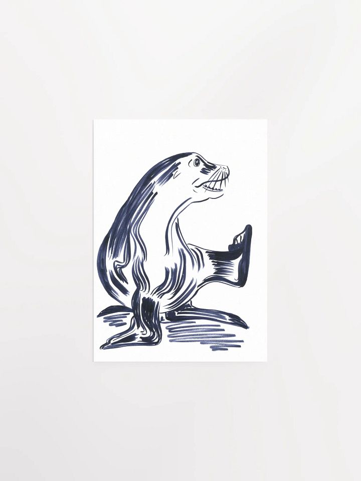 Happy Seal Art Print product image (2)
