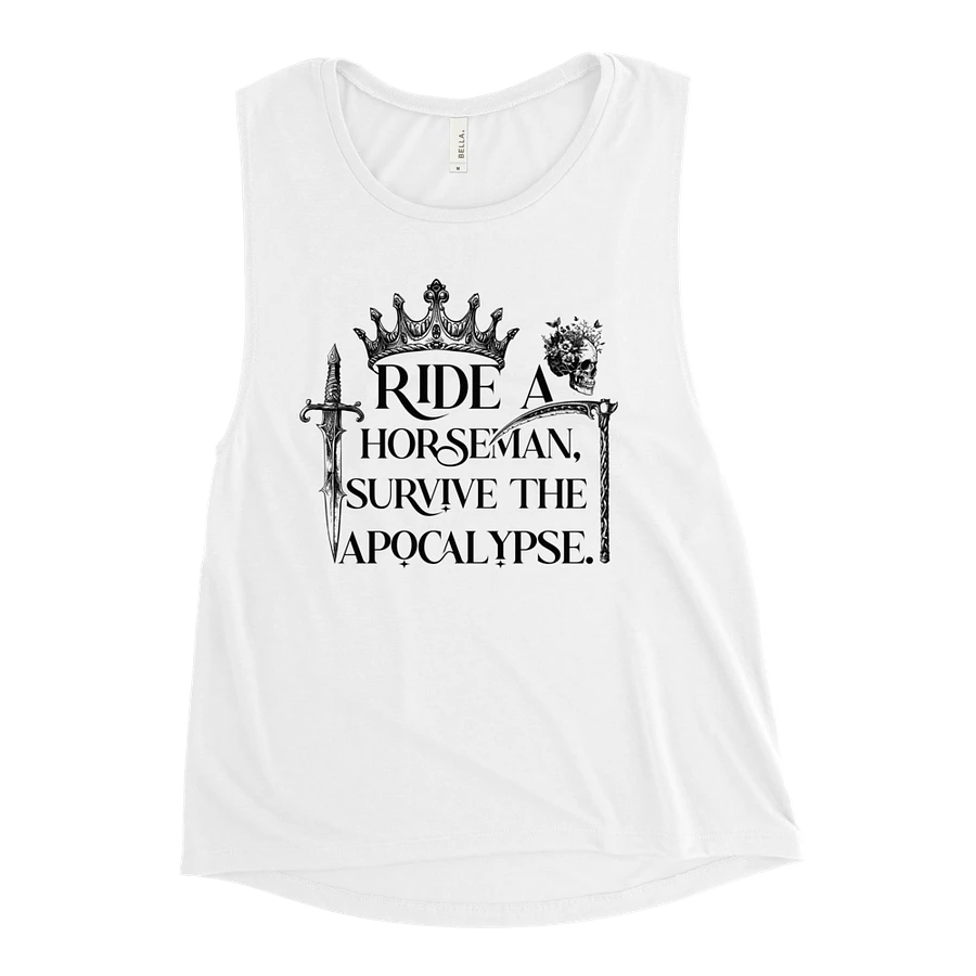 Ride a Horseman Bella+Canvas Women's Flowy Muscle Tank product image (46)