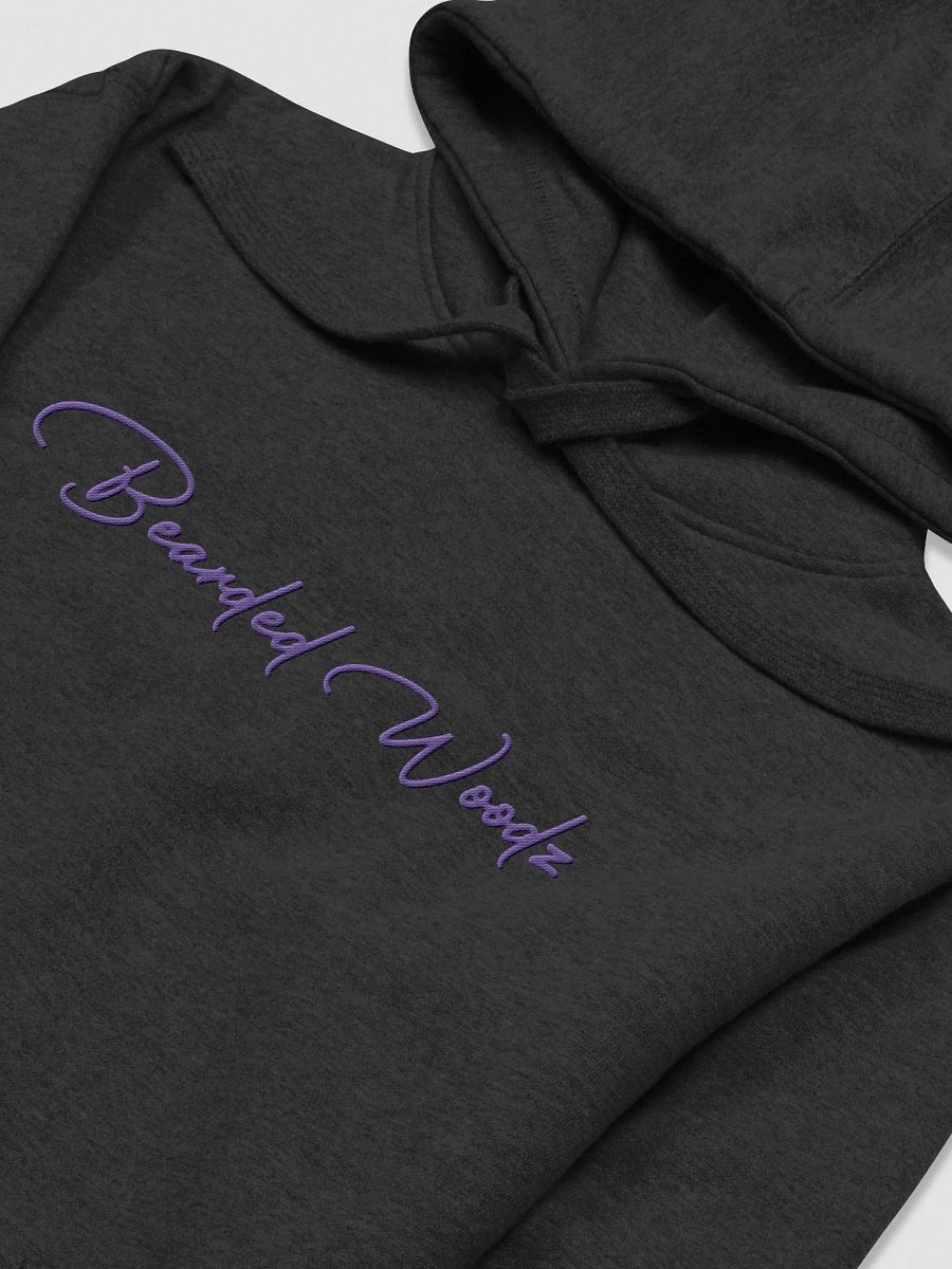Women's Bearded Woodz Signature Hoodie (Purple Embroidery) product image (2)
