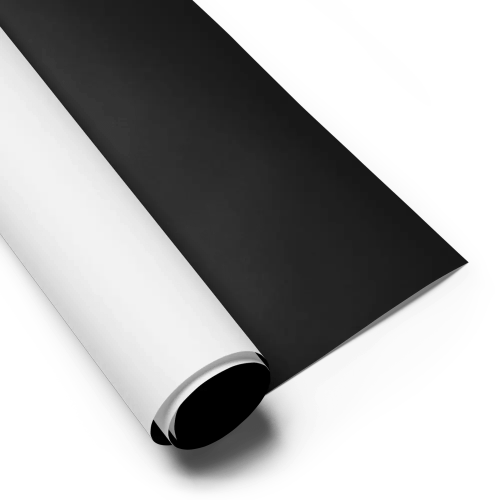 Black Solid Holiday Christmas Wrapping Paper Sheets (3) product image (6)