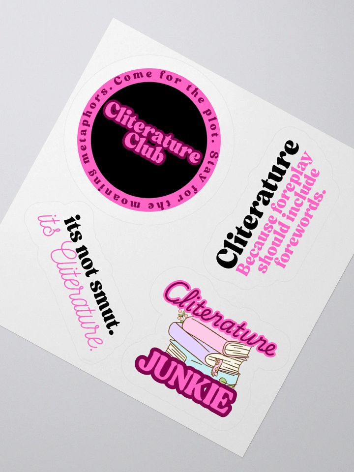 Cliterature Stickers product image (4)