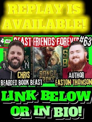 Thank you to Easton Thomson and all of the LIVE chat Beasties for a great BFF late last night!  Easton is awesome and his book/cause are worth checking out!  Replay is available! @Easton J Thomson | Author  Link: https://youtube.com/live/TMq3oZVfBsQ?feature=share #booktok #interview #live #podcast #vikings 
