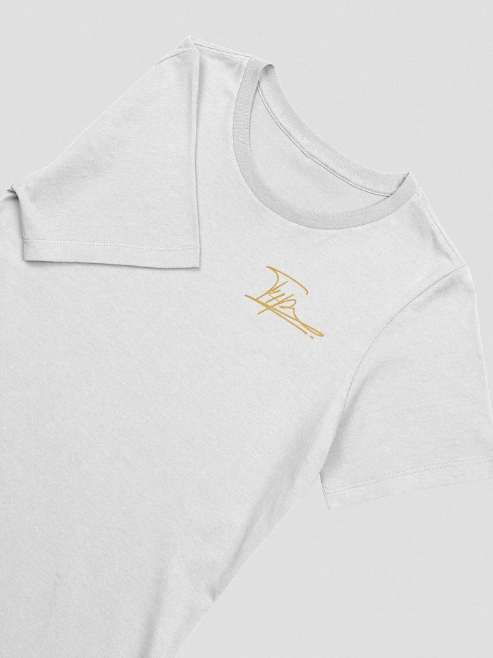 T4P T-shirt White/Goldenrod (Bella+Canvas Women's Supersoft Relaxed-fit) product image (2)