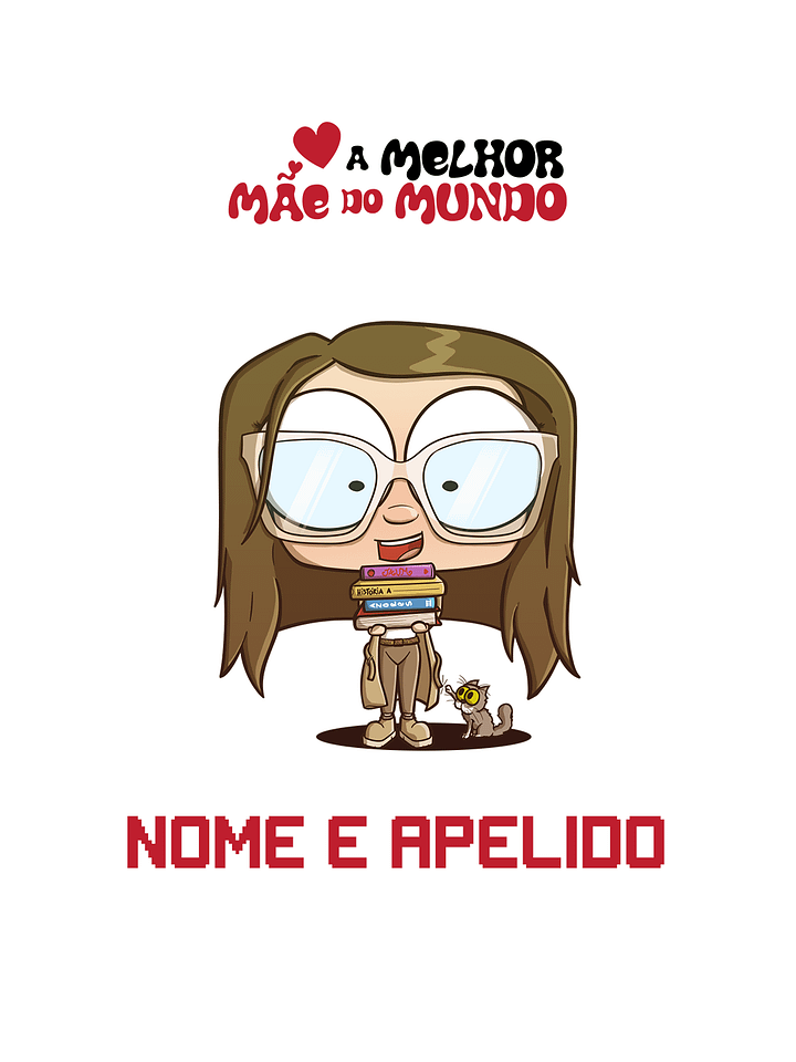 Ilustração Caricatura - Dia da Mãe (Limitado a 5 Unidades) product image (1)