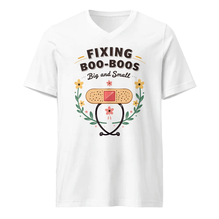 Healing Floral V-Neck Tee product image (1)