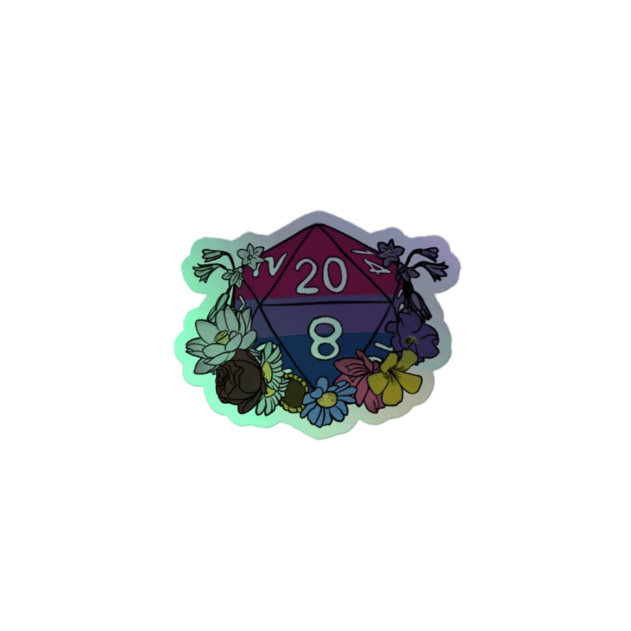 DnD Inspired Pride - Sticker - Bi Holo product image (1)