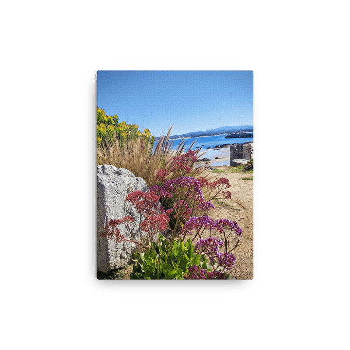 Purple Flowers by the Coast Canvas Thin product image (8)