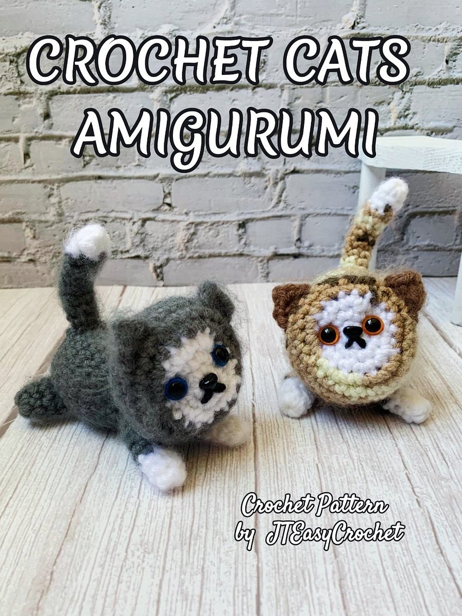 Cat Amigurumi Crochet Pattern PDF and 3 Videos product image (6)