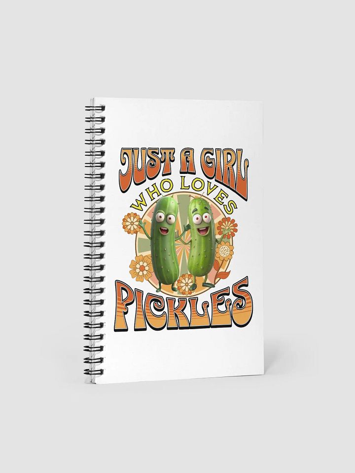 Just A Girl Who Loves Pickles Playful Notebook product image (2)